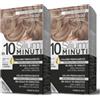 Silium Cosmetici - Colorazione Permanente per Capelli 9.0 Biondo Chiarissimo Intenso, senza Ammoniaca, 100% Copertura Capelli Bianchi, in 10 minuti, pack da 2