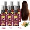 Raevior Olio per capelli con cipolla rossa spray, cipolla e rosmarino Cura Crescita Capelli, Siero Olio di Cipolle, Zenzero & Vitamina E, Rafforza radici, Riduce la rottura, dona volume e lucentezza (6 pezzi)