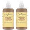 Shea Moisture SheaMoisture Strengthen & Restore Conditioner balsamo per capelli naturali, trattati chimicamente o modellati con il calore Olio di ricino nero giamaicano senza siliconi e solfati 2 x 384 ml