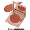 JIABAOZ Colored Clay Cc Undereye Corrector, Under Eye Concealer, Hydrating Concealer, Color Corrector for Dark Circles with Brush (Orange)