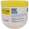 Yellow Professional Curls Curly Mask 500ml - maschera nutriente capelli ricci e mossi