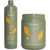 pettenon cosmetics Set Echosline Ki-Power Veg Shampoo e Maschera con Cheratina Vegetale, Ricostruzione Capelli Trattati e Danneggiati, 1000 ml