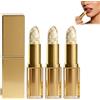 Kraein Coellyo Truetone PH Adjusting Lipstick, Colour Changing PH Lipstick Clear To Pink with Gold Foil, Moisturizing Long Lasting Lip Balm for Mature Women (3 pezzi)
