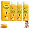 KIEYIQE BeeRx Spray per la rimozione delle talpe, Spray per la pelle al veleno d'api Tagrecede per viso e corpo, Ingredienti naturali, per tutti i tipi di pelle (3pcs)
