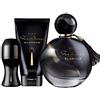 Avon Far Away Glamour - Set di fragranze Eau de Profum/Lozione per il corpo, bacche nere/vaniglia/cioccolatino/muschio nero