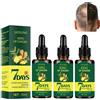Orgrul 7 Days Hair Growth, siero per la crescita dei capelli, Ginger Hair Regrowth, siero per capelli di zenzero, olio di germe di zenzero, Loss Treatment Growth Hair for Men Women (3 pezzi)