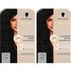 Schwarzkopf Creme Supreme Colorazione 1-0 nero profondo (2 x 182 ml), colore permanente per capelli con siero e maschera per capelli protegge dai danni visibili ai capelli, per una copertura grigia al