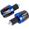 SEYXF Estremità del manubrio Per TMAX560 TECH MAX TMAX 560 2020-2024 2025 2026 Manopole Per Moto Da 7/8 (22 Mm) Tappi Terminali Manubrio(Blue)
