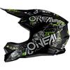O'NEAL | Casco da motocross | Motocross | Standard di sicurezza ECE 22.05, guscio in ABS, Prese d'aria per una ventilazione ottimali | 3SRS Helmet Attack 2.0 | Adulto | Nero Giallo | Taglia XL