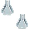 AB Tools 2 del Freno per rimorchio Posteriore Cavo di Fissaggio Piastra Coperchio Guscio Alko Knott Ifor Williams