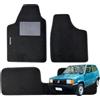 W-Parts SERIE 4 TAPPETI - TAPPETINI IN MOQUETTE NERI PER PANDA I (141) dal 1980 al 2003
