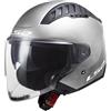 LS2, Casco Moto Jet COPTER SOLID Matt Silver, XXL
