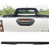 JHCHAN Copertura di protezione per paraurti per Toyota Hilux 2021-2024 Revo Invincible X GR Sport Pick-up AN120 AN130 Texture ABS Protezione portellone nero Protezione paraurti