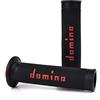 Domino 1295346 Manopole, Nero/Rosso, Set di 2
