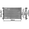 VAN WEZEL Radiatore, Raffreddamento motore 01002078 Compatibile con: ALFA ROMEO 147