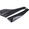 Generic Universale 2 pezzi antigraffio per paraurti posteriore dell'auto, diffusore, splitter in stile fibra di carbonio