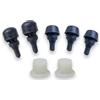 Generico Gommini boccole per sportello sportellino motore compatibile con Piaggio Vespa 50 r l n special et3 primavera 125