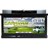 Electronicx Batteria di alimentazione GEL 110Ah 12V Caravan Edition - 110 Ah C100 - Batteria GEL per camper, barca, van, impianto solare a isola - 315×175×190 mm - senza manutenzione, a tenuta stagna