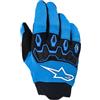 Alpinestars Full Bore V2 Guanti da motocross giovanile, blu/nero, S