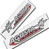 ziondesign F4 F3 moto 1000 800 decalcomanie Corse Adesivi grafici Design Bandiera Italiana x 2 Pezzi.