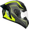 CGM 330G RIOT SPORT Nero Giallo fluo opaco M
