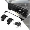 HDBUBALUS Tour Pack - Kit di cerniere e chiusure per bagagliaio, adatto per Harley Touring Road King Road Glide Street Glide Ultra Limited Electra Glide CVO Limited FLHTKSE 2014 e successivi, nero