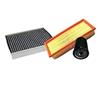 AOQ ORIGINAL QUALITY AOQ - KIT 3 FILTRI TAGLIANDO COMPATIBILE CON FIAT 500 (312) 1.2 BENZINA/GPL Natural Power fino a 8/2011