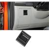 Hguvsjd Interni Auto Per Dodge Per Nitro 2007-2012 ABS Decorazione cruscotto centrale Coprivolante Adesivi Accessori auto Accessori Interni Per Auto(A)