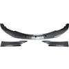 ODKBFG Spoiler Per BMW Serie 1 F20 F21 Sport M135i 2012-2015 Pre-facelift Paraurti Anteriore Splitter Spoiler Diffusore Protezione Body Kit Tuning Diffusore(1 Set Carbon Look)
