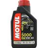 Motul 5000 10W40 Olio per motocicletta a 4 tempi 1L semi sintetico *