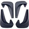 LADPZJNW Antischiaccio Mudguard 4 Pezzi Parafango Universale In Gomma Morbida Per Auto Anti-schizzo Flessibile Resistente All'usura Accessori Estensibili