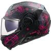 LS2, Casco Moto Modulare ADVANT II SOPHIA Black Pink, XS