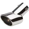 Simoni Racing TRX/86 Terminale di Scarico Universale, Inox, Lunghezza 180 mm, Diametro entrata 46-74 mm, Diametro uscita 116x86 mm
