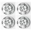 Generico AUTOKIT SRL Copricerchi ABS Grigio 13 pollici, 4 pezzi, Panda modello 169 Dynamin 2003-2011, 716/13