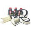 AER MOTO SPARE PARTS KIT TAGLIANDO COMPLETO OLIO 5100 10W40 FILTRO OLIO 3 FILTRI ARIA CINGHIA MITSUBOSHI XP TMAX T-MAX 500 2001 2002 2003 2004 2005 2006 2007