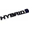 Generic Xingyue Aile 1 pz Accessori auto 3D HYBRID Adesivi logo auto Refitting Adesivo distintivo emblema in metallo adatto a tutti i modelli di auto decorazione di bellezza per auto(Nero)
