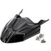 YINGD Parafango anteriore per parafango per Triumph Tiger 800 XRT XRX 2016-2019 copertura ruota moto carenatura parafango estensione piastra di protezione (nero)
