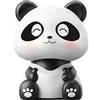 Generic Figura Panda a energia Solare - Panda con Testa oscillante, per Auto per cruscotto | Ornamento Creativo Panda Il cruscotto in Auto, Decorazione per la casa, scrivania, Dolce Regalo