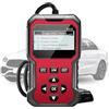 Générique Strumento diagnostico per auto - Scanner codice veicolo 12 x 7 cm, lettore OBD2 12 lingue con rilevamento guasti motore, dati in reale, test della batteria e funzione di lettura | Scansione al