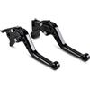 Twxxws Leva Frizione Per MV Per Agusta Per Brutale 675 750/S 800 910 R/S Per Brutale 920 989R 990 /R Per Brutale 1078RR 1090 Moto Leva Freno Leve Di Frizione(Black Short)