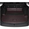 Oxektgb Vasca Baule Tappeto Per OMODA 9 Per PHEV Per SHS Per C9 Per PHEV 2025+ Tappetino Per Bagagliaio Protezione Per Bagagliaio Posteriore Tappetino Pelle(Black red mat)