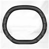 QGQFDEYUNB Coprivolante Coprivolante per auto doppio tipo D per TUTTI per Dacia per Duster Spring Bigster 2024 2025 Accessori interni per volante(Carbon White C)