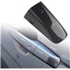 QGMKMVZZBK Maniglia Portiera Esterna Sostituzione Per Range Per Rover Sport Per Discovery Sport LR048299 Coperchio Cappuccio Maniglia Porta Anteriore Sinistra Esterna(Nero)
