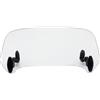 XingPuBhD Moto Parabrezza Pannelli Per BMW Per C400X Per C400GT Per C650GT Per C650 Sport Per G650GS Per R1150GS Estensione Parabrezza Universale(Large Transparent)