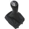 Hguvsjd Pomello Del Cambio Per VW Per Polo 9N 9N2 2002 2003 2004 2005 2006 2007 2008 2009 Pomello Del Cambio A 5 Marce Con Cuffia Auto Pomello Leva