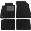 ASC Tappetini Auto Compatibili con Nissan Micra K14 2017-2023, Moquette, Bordo Antiscivolo, Battitacco in Gomma