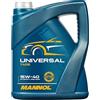 MANNOL Olio motore UNIVERSAL 15W-40 Olio minerale 5 L Compatibilità con RENAULT Clio 3 Hatchback BR0/1, CR0/1 Clio 2 BB0/1/2, CB0/1/2 Clio 4 Hatchback BH, VW Polo Hatchback 6R1, 6C1
