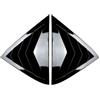 URAGER Posteriori Spoiler 1Paio Per Ford Fiesta MK7 MK7.5 2008-2017 Copertura Prese D'aria Finestrini Laterali Posteriori Spoiler Copertura Decorativa Finestrini Laterali Auto(Glossy Black)