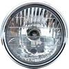 Generico Faro Anteriore Rotondo Cromato per Moto Keeway Superlight 125/150/200, Fanale Originale con Lente Trasparente