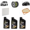 Cormar Kit Tagliando Compatibile con Fiat Panda, Lancia Ypsilon 1.0 Hybrid, Filtri Aria Olio e Abitacolo, 3L Olio Specifico (CON SELENIA_)
